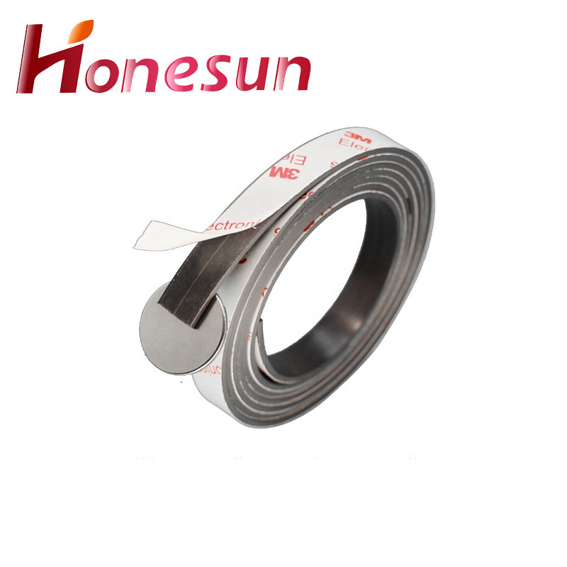 Custom Rubber magnet Flexible Magnetic Strip Magnetic Tape with Strong Self Adhesive