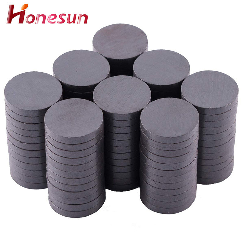 Y30 Ferrite Magnets Strong Round Disc Ceramic Magnets Flat Circle Magnets