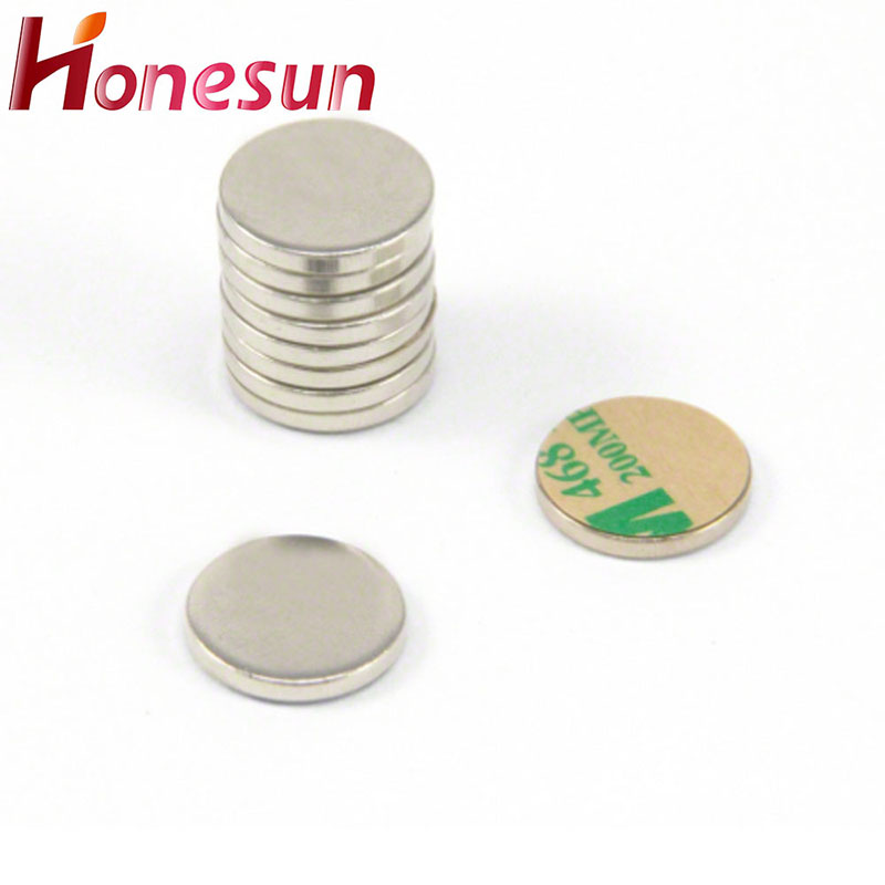 Small Super Strong Block Magnets with Adhesive Small Magnets N35 N38 N42 N45 N48 N52 Permanent NdFeB Disc Rare Earth Neodymium Magnets
