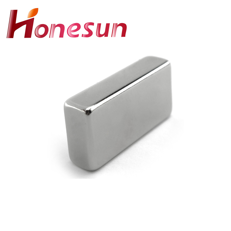 Custom Super Strong N35 N38 N42 N45 N48 N52 Neodymium Bar Magnets with Nickel Coating Powerful Permanent Rare Earth Magnets
