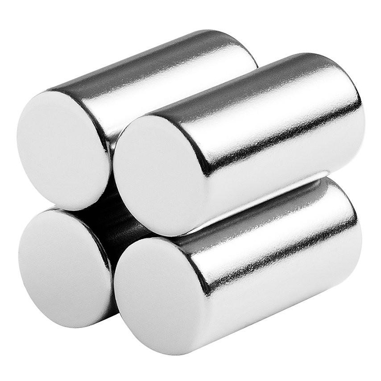 Nickel Plating Cylinder N52 Ndfeb Magnet