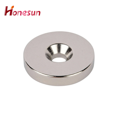  Super Strong Rare Earth Neodymium Magnets with Countersunk Hole N35 N42 N45 N50 N52 NdFeB Magnets Round Magnets 