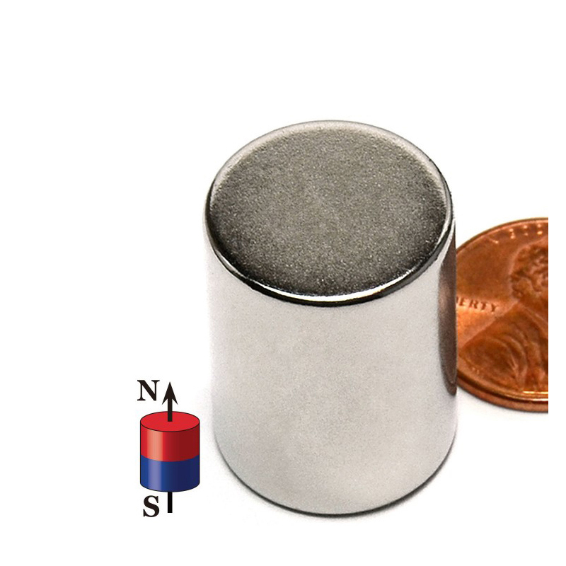 Custom Neodymium Magnet Diametrically Magnetized Magnet Round Cylinder Magnet with Hole for Electrical Appliance Sensor