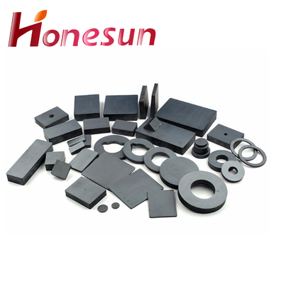 Custom Magnet for Fan Hot Selling Arc Magnet Permanent Magnet Ferrite Magnet Rectangle Block Magnet