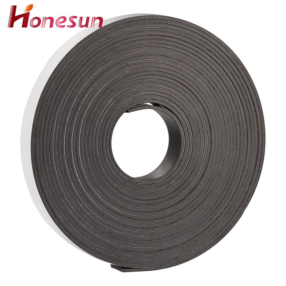  Custom Size Adhesive Magnetic Tape Paper Magnet Custom Fridge Magnet Magnetic Strip Rubber Magnet in Roll