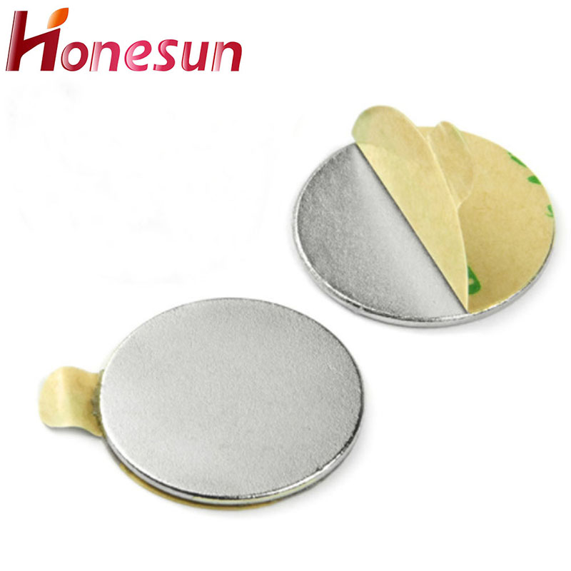 Round Magnets with Adhesive Super Strong Small Magnets N35 N38 N42 N45 N48 N52 Permanent NdFeB Disc Rare Earth Neodymium Magnets