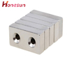 N35 Neodymium Rare Earth Magnet Rectangle Strong NdFeB Magnet with 2 Countersunk