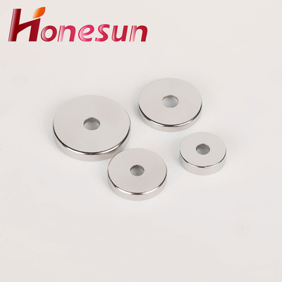  Disc Magnets with Screw Hole Custom Super Strong Rare Earth Neodymium Magnets with Countersunk Hole N35 N42 N45 N50 N52 NdFeB Magnets 