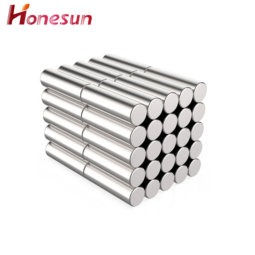  Bar Magnets Stick Magnets Strong N35 N38 N40 N42 N45 N50 Neodymium Round Rare Earth Magnets