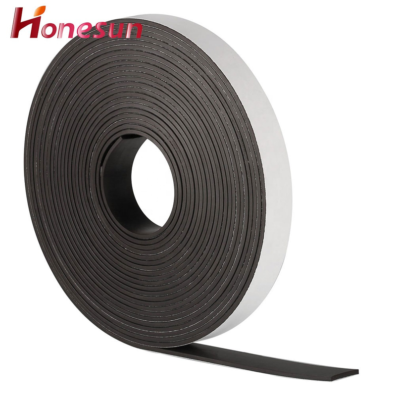  Adhesive Magnetic Tape Isotropic Paper Magnet Custom Fridge Magnet Magnetic Strip Rubber Magnet in Roll Custom Size 0.5mm 1mm 1.5mm 2mm