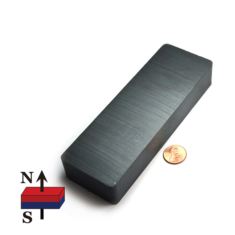 Custom Factory Different Size Tool Available Ceramic Black Various Shapes Grade C8 Strong Block Ferrite Magnet