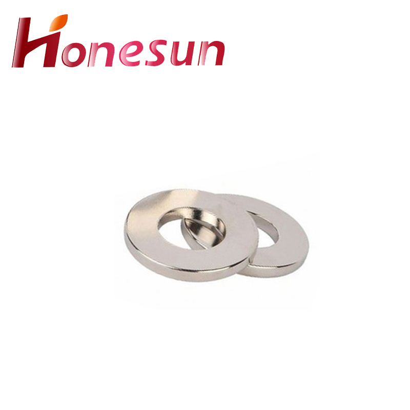N42 N48 N52 Super Strong Small Neodymium Magnet Ring Rare Earth Magnet Ring for Acoustics