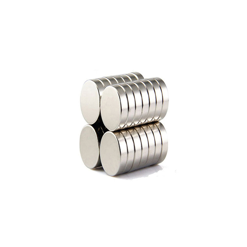 Neodymium cylinder magnet custom size custom coating strong n52 neodymium magnet