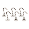 Custom Magnetic Hooks Heavy Duty Earth Magnets with Hook for Refrigerator Extra Strong Cruise Hook for Hanging Magnetic Hanger for Curtain Grill